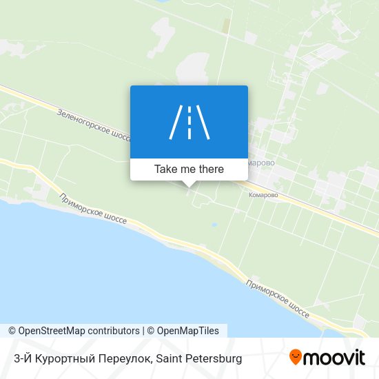 3-Й Курортный Переулок map