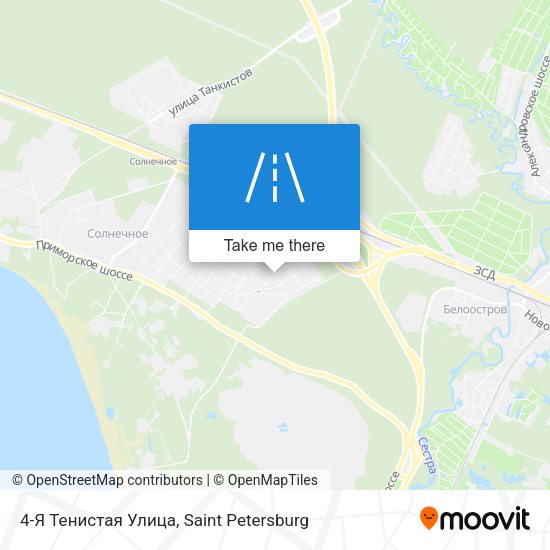 4-Я Тенистая Улица map