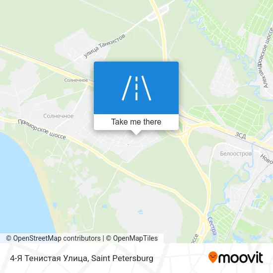 4-Я Тенистая Улица map