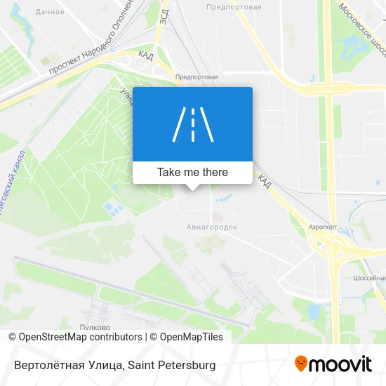 Вертолётная Улица map