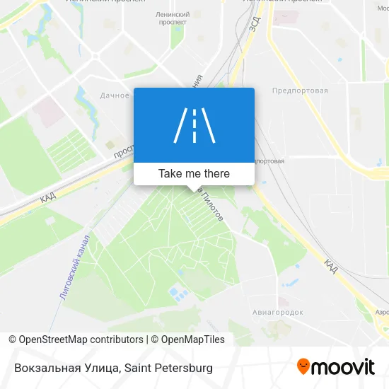 Вокзальная Улица map