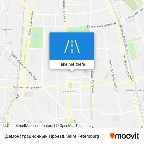 Демонстрационный Проезд map