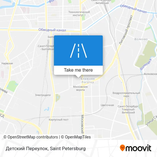 Детский Переулок map