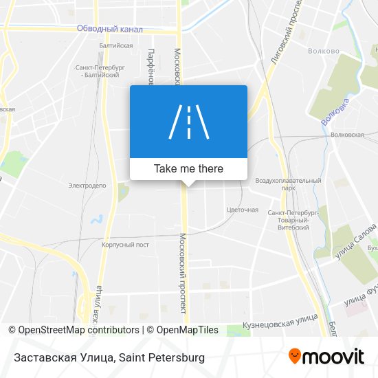 Заставская Улица map