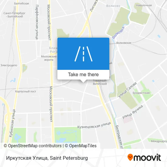 Иркутская Улица map