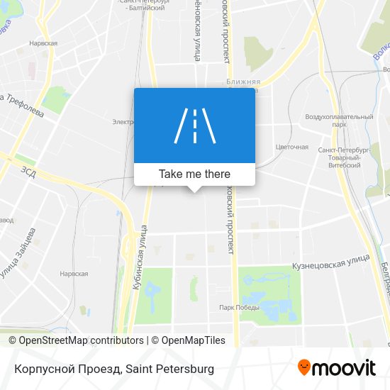 Корпусной Проезд map