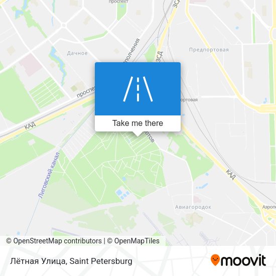 Лётная Улица map