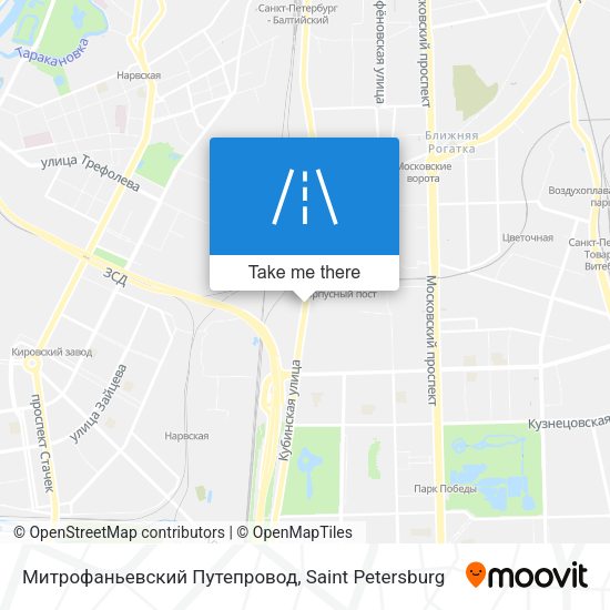 Митрофаньевский Путепровод map
