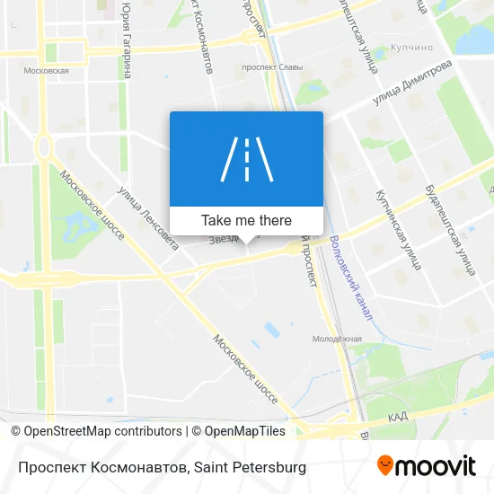 Проспект Космонавтов map
