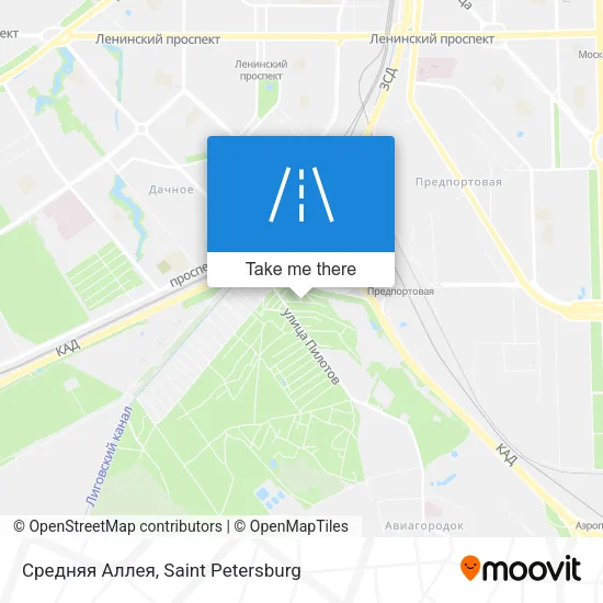 Средняя Аллея map