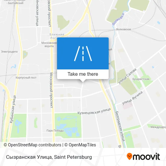 Сызранская Улица map
