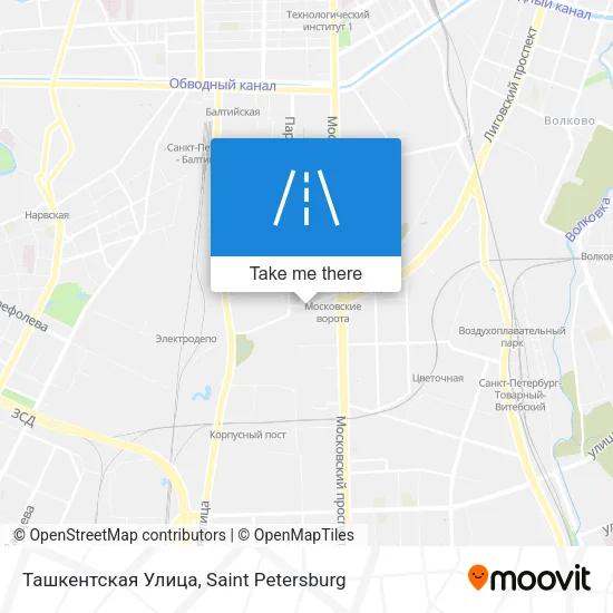 Ташкентская Улица map