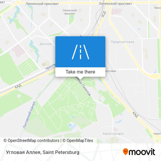 Угловая Аллея map