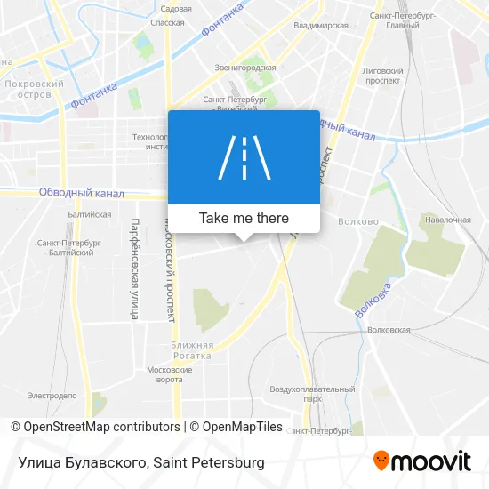 Улица Булавского map