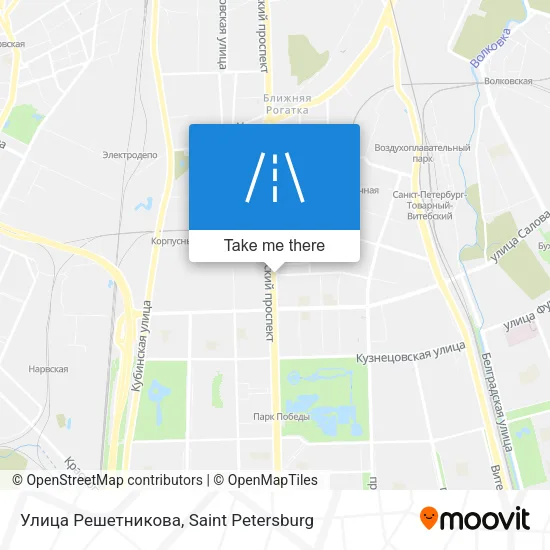 Улица Решетникова map