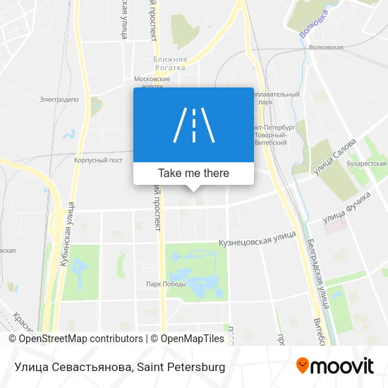 Улица Севастьянова map