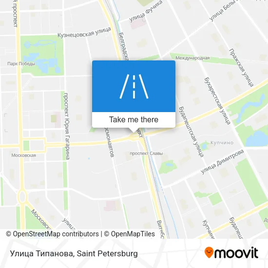Улица Типанова map