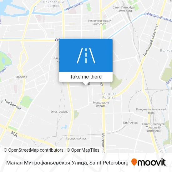 Малая Митрофаньевская Улица map