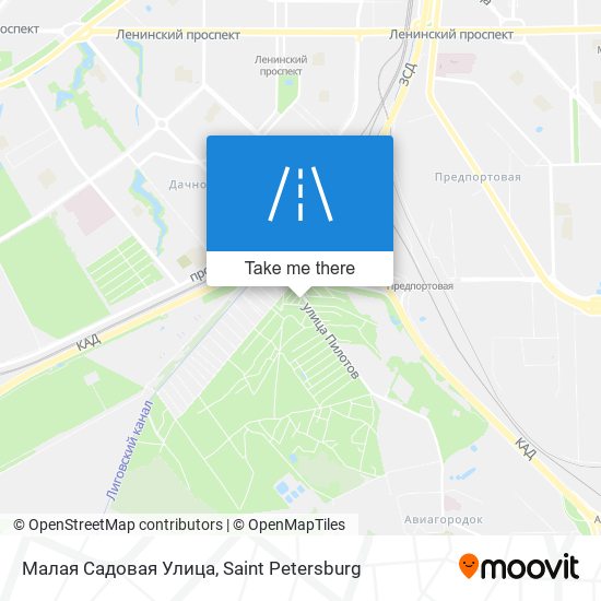 Малая Садовая Улица map