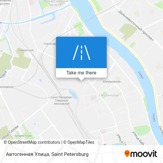 Автогенная Улица map