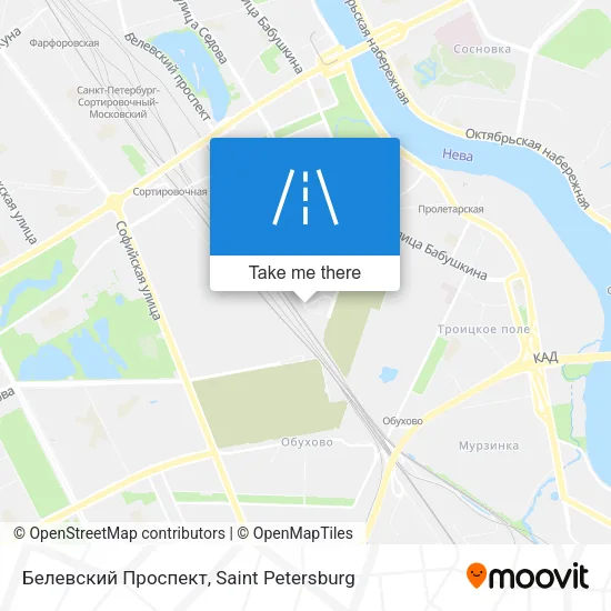 Белевский Проспект map