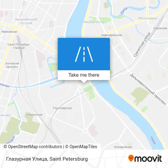 Глазурная Улица map