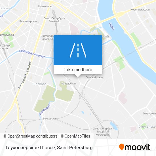 Глухоозёрское Шоссе map