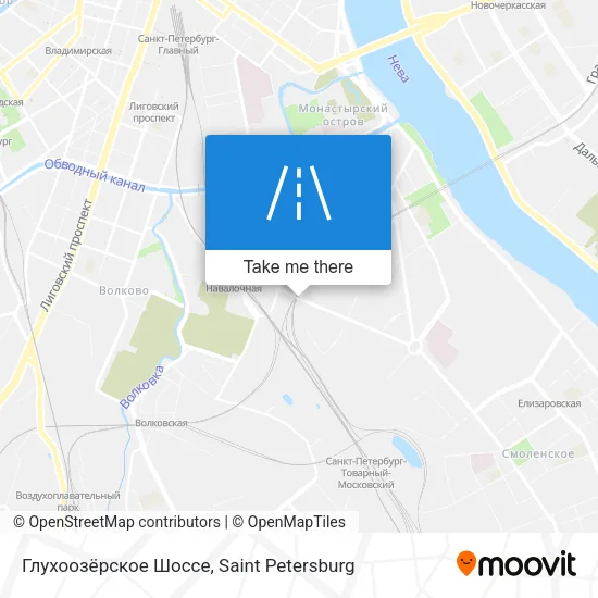 Глухоозёрское Шоссе map