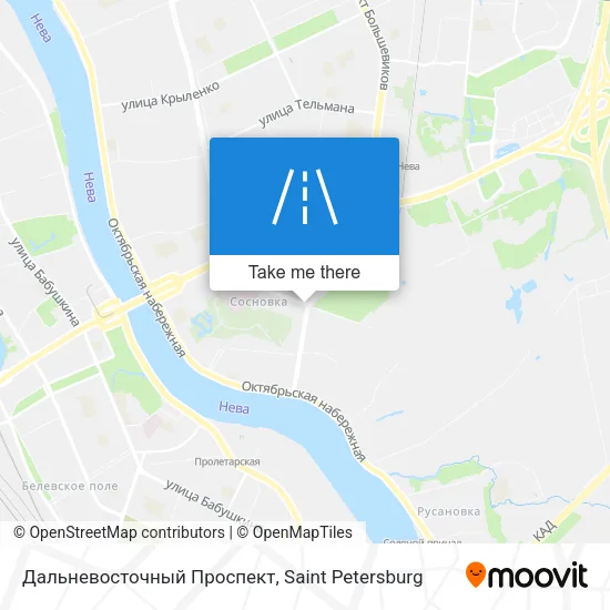 Дальневосточный Проспект map