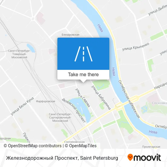 Железнодорожный Проспект map