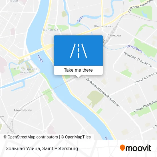Зольная Улица map