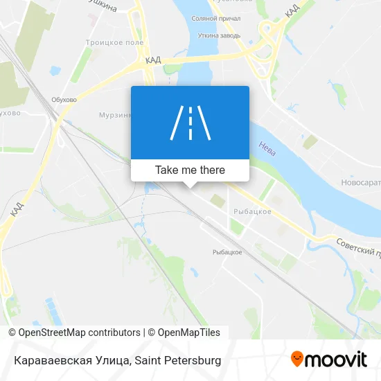 Караваевская Улица map