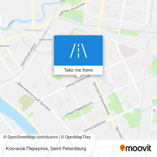 Клочков Переулок map