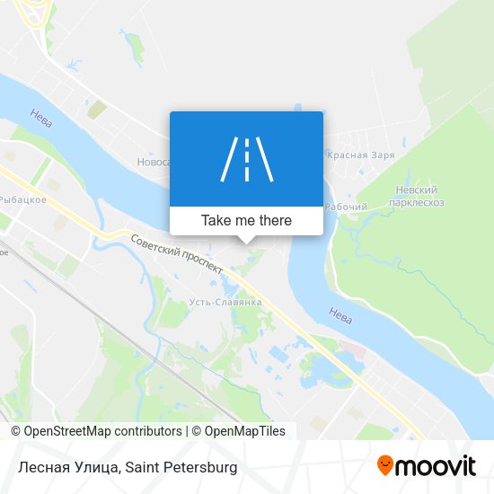 Лесная Улица map