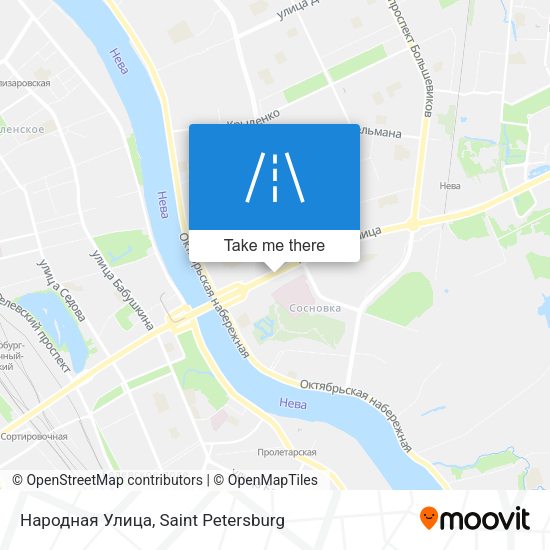 Народная Улица map