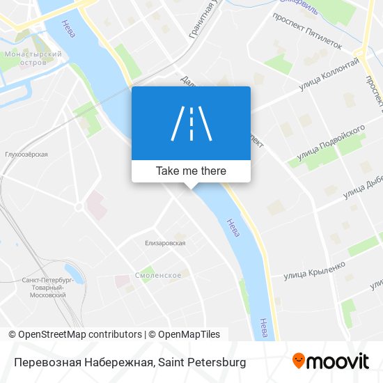 Перевозная Набережная map