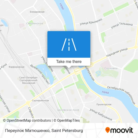 Переулок Матюшенко map