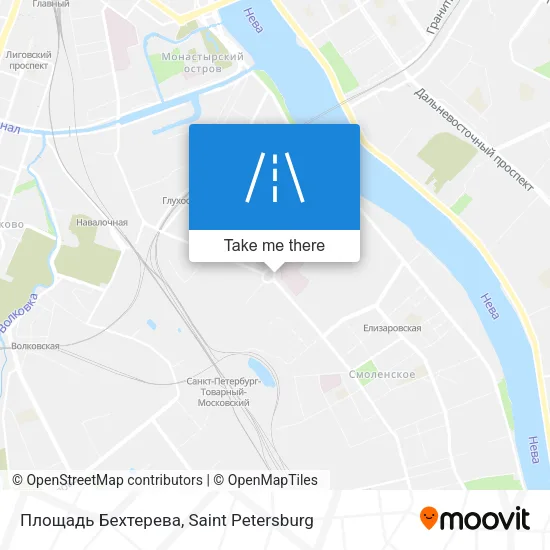 Площадь Бехтерева map