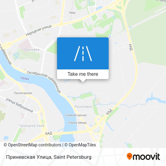 Приневская Улица map