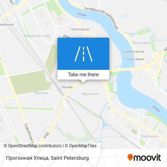 Прогонная Улица map