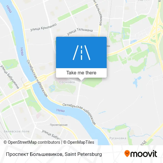 Проспект Большевиков map
