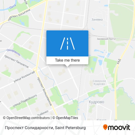 Проспект Солидарности map