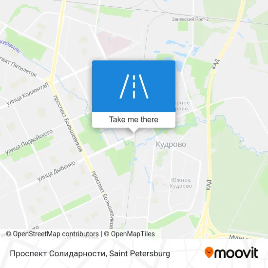 Проспект Солидарности map