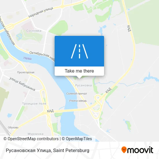 Русановская Улица map