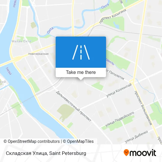Складская Улица map