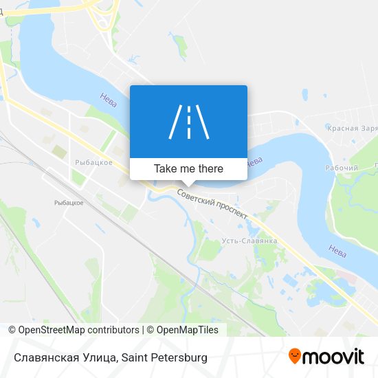 Славянская Улица map