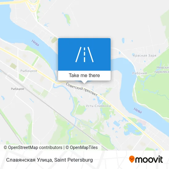 Славянская Улица map