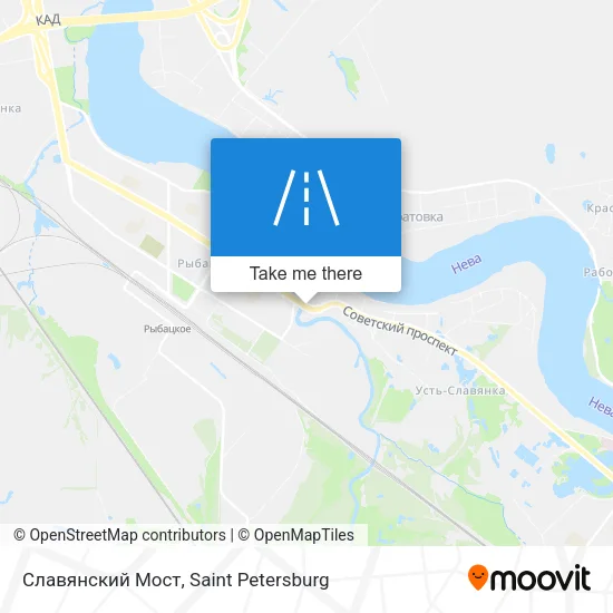 Славянский Мост map