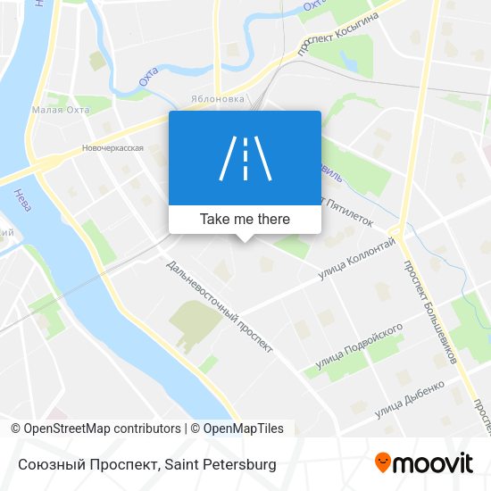 Союзный Проспект map