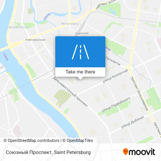 Союзный Проспект map